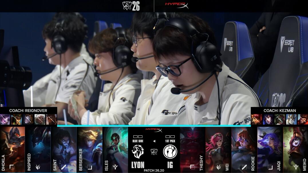 bw西汉姆联 IG vs LYON 手感火热 IG能否继续强势